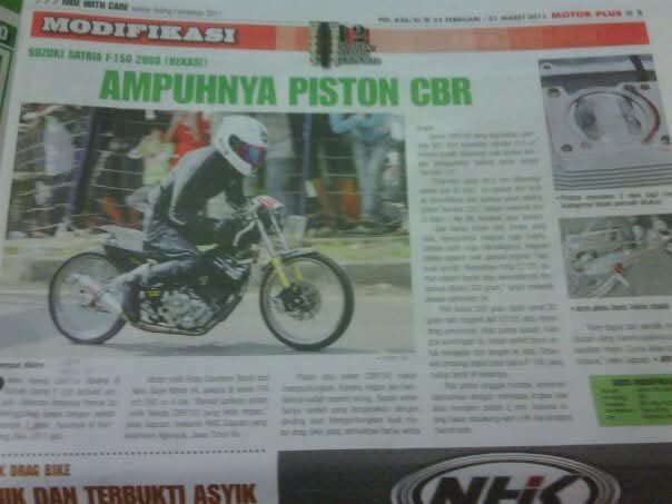 Kliping majalah Motor Plus, 2011, artikel Ampuhnya Piston CBR